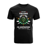 Anstruther Tartan Crest T-shirt - I'm not yelling style